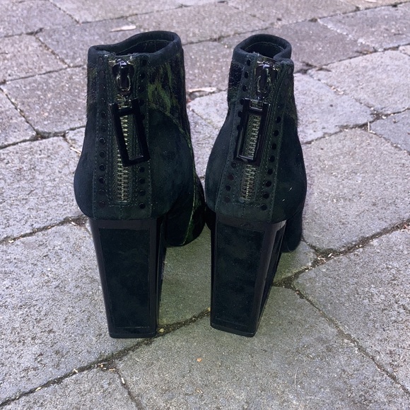 KAT MACONIE leopard print ankle boots size 6 - Picture 7 of 13